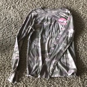 Hollister Long-Sleeve Camo Graphic Tee